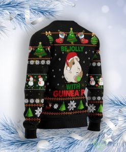 Guinea Pig Be Jolly Ugly Christmas Sweater Product Photo 2