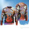 Guitar Abstract Colorful Lover Guitar Art Ugly Christmas Sweater For Men & Women Product Photo 1