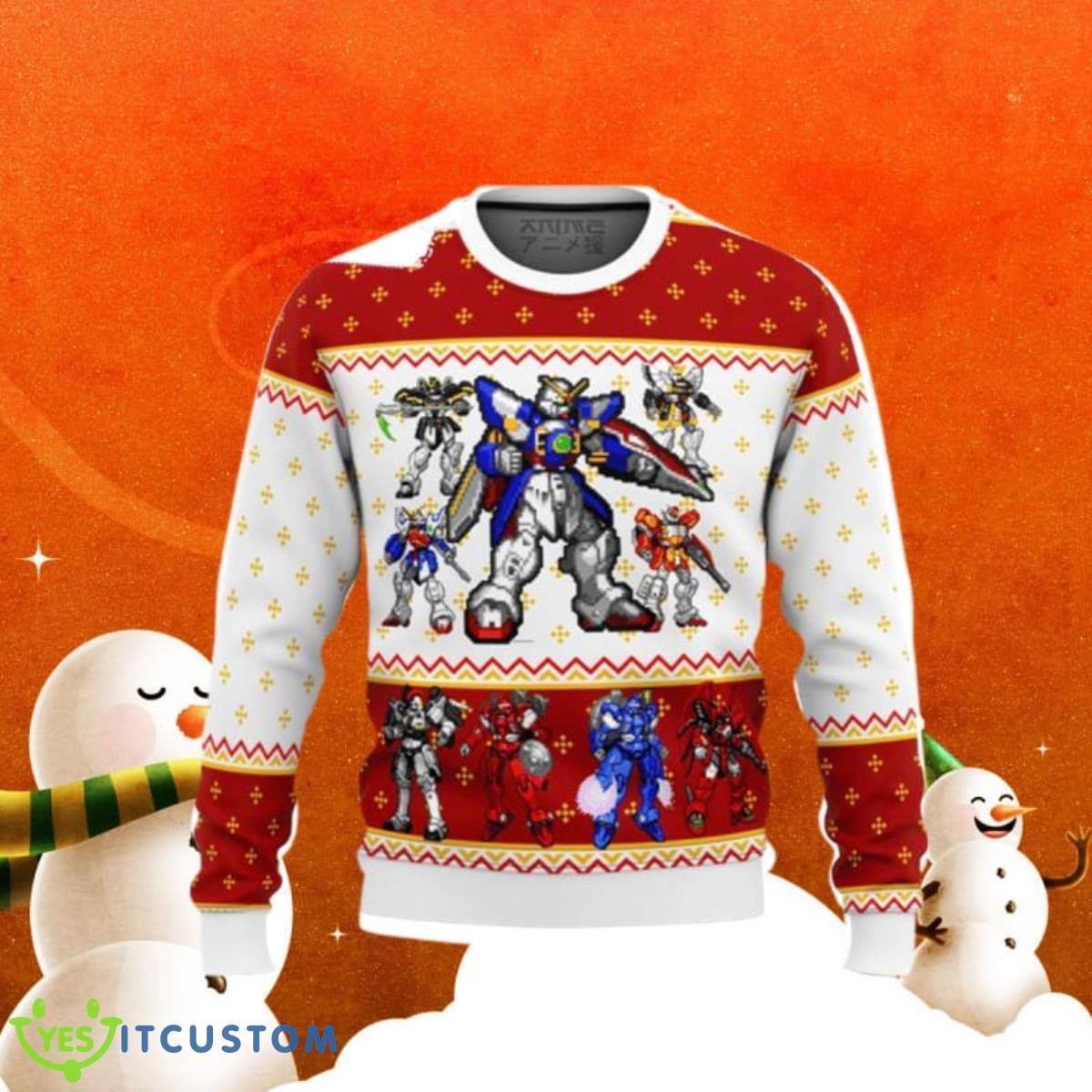 Gundam Helmet Ugly Christmas Sweaters Unique Gift For Men And Women 3 Gundam Helmet Ugly Christmas Sweaters Unique Gift For Men And Women Product Photo 1