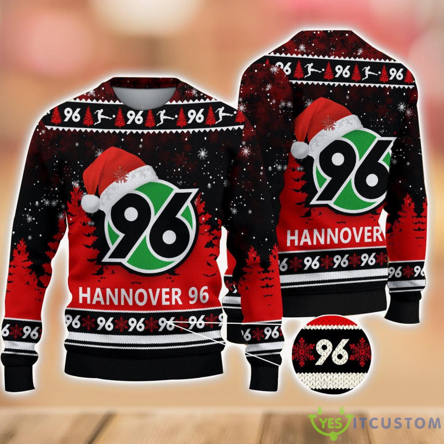 Hannover 96 Christmas Sweater For Men And Women Ugly Sweater 7 Hannover 96 Christmas Sweater For Men And Women Ugly Sweater Product Photo 1