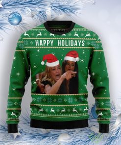 Happy Holiday Ugly Christmas Sweater Product Photo 1