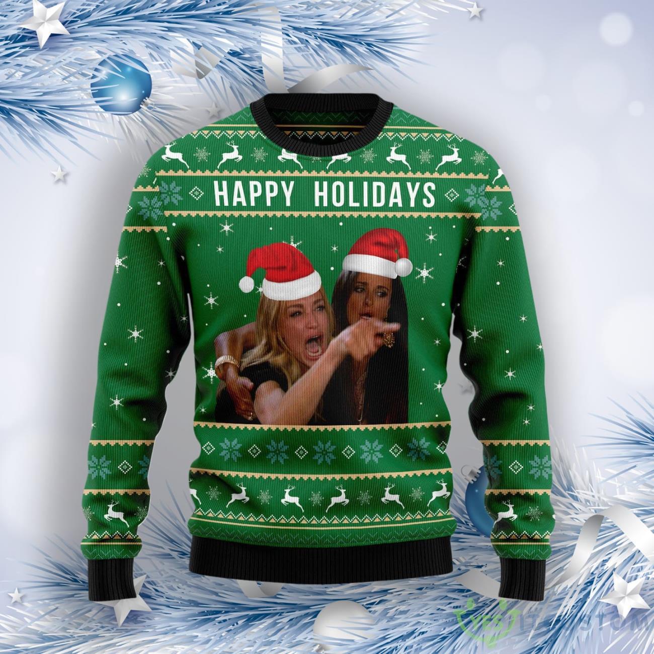 Happy Holiday Ugly Christmas Sweater 7 Happy Holiday Ugly Christmas Sweater Product Photo 1