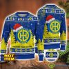 HC Davos Blue Mix Gold Christmas All Over Printed 3D Sweater Christmas Gift For Men And Women Product Photo 1