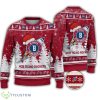 HCB Ticino Rockets Logo Santa Hat Forest Snow Ugly Christmas Sweater Gift - HCB Ticino Rockets Logo Santa Hat Forest Snow Ugly Christmas Sweater Gift