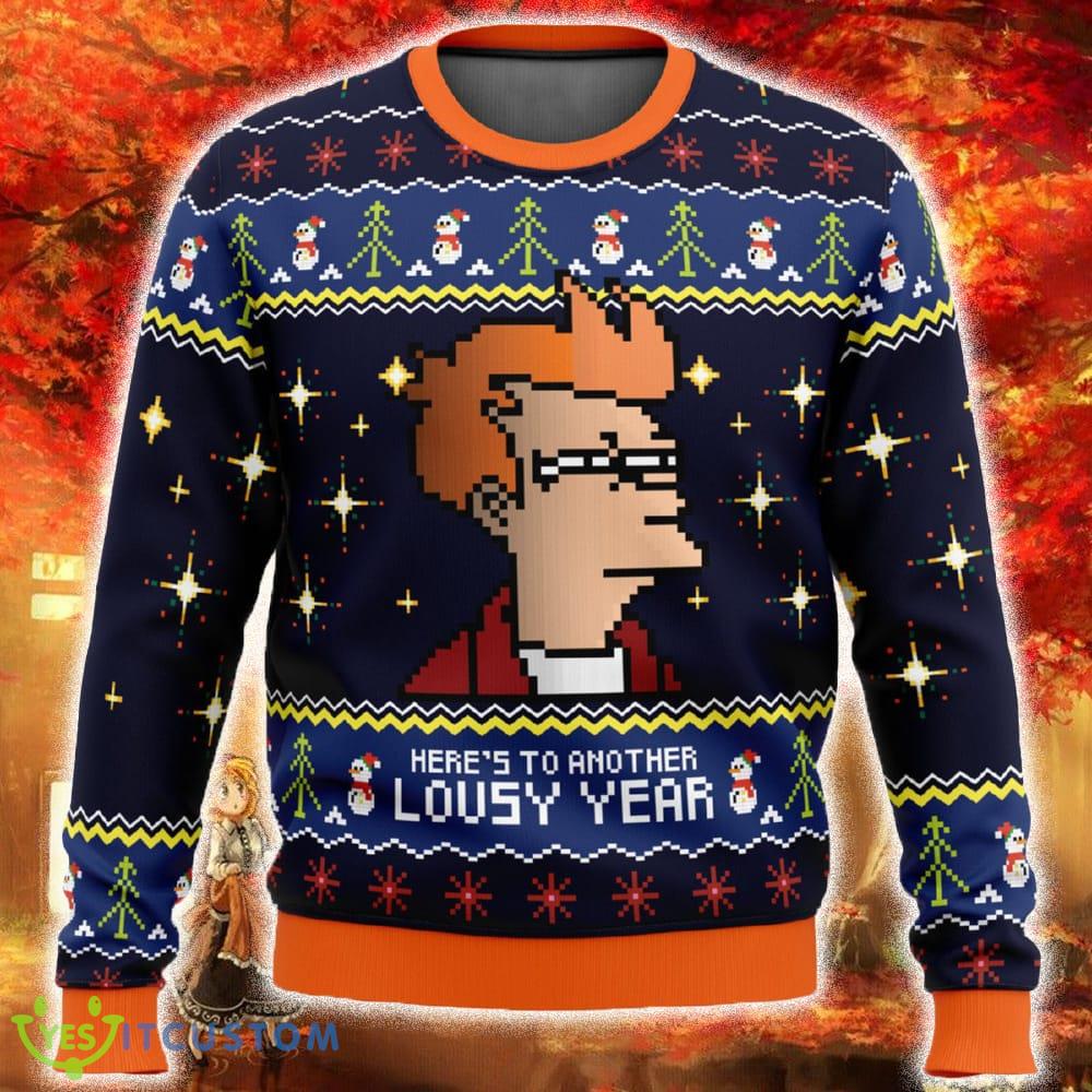 Here's to another LOUSY YEAR Ugly Christmas Sweater Funny Gift For Men And Women Fans 3 heres to another lousy year ugly christmas sweater funny gift for men and women fans