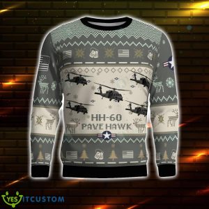 HH-60 Pave Hawk HH60 3D Aircraft Ugly Sweater Christmas Gift For Men And Women Product Photo 1