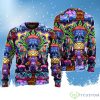 Hippie Mushroom And Skull Art Ugly Christmas Sweater For Men & Women Product Photo 1