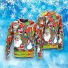 Hippie Santa Merry Xmas Ugly Christmas Sweater Product Photo 1
