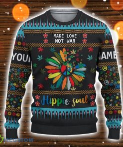 Hippie Sweaters 3D All Over Printed 3D Christmas Sweater Christmas Gift Product Photo 1