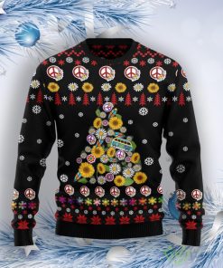 Hippie Tree Xmas Ugly Christmas Sweater Product Photo 1