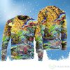 Hippie Turtle Colorful Art Peace Ugly Christmas Sweater For Men & Women Product Photo 1