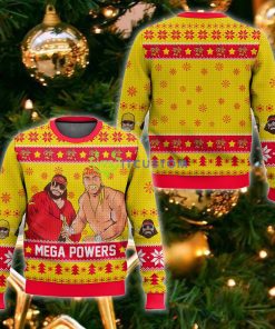Hogan Macho Man Mega Powers Ugly Christmas Sweater Gift Men And Women - Hogan Macho Man Mega Powers Ugly Christmas Sweater For Men And Women Photo 1