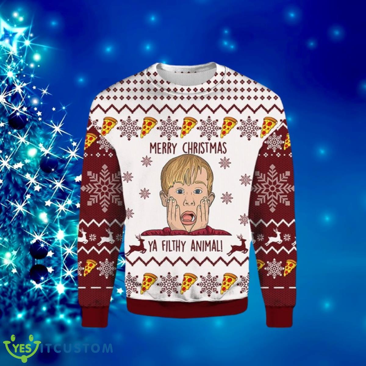 Home Malone Meme Ugly Christmas Sweaters Special Gift YesItCustom