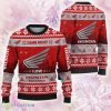 Honda Logo Car Ugly Christmas 3D Sweater Gift For Fans - Honda Logo Car Ugly Christmas 3D Sweater Gift For Fans