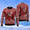 Horse Through The Snow Christmas Unisex Ugly Sweater Product Photo 1