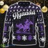 Hyaaaa Pole Bending Funny Ugly Xmas New Gift Holidays - Hyaaaa Pole Bending Ugly Christmas Sweater_ 1