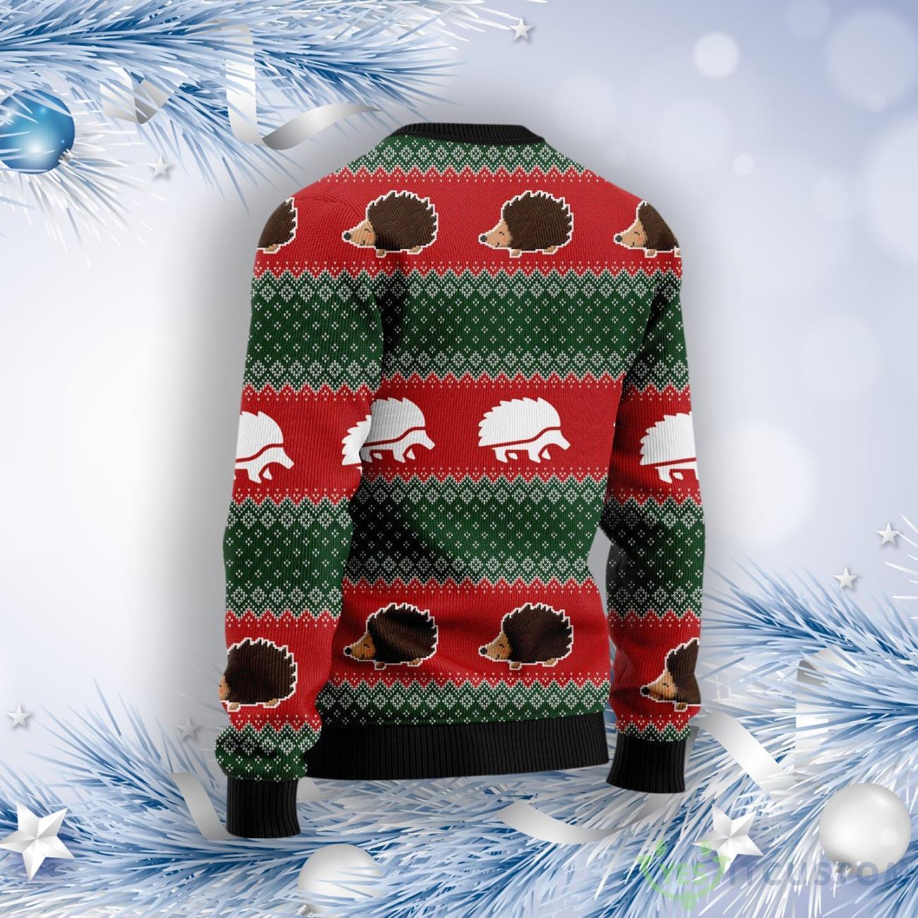 I Have A Furry Character Like A Hedgehog Ugly Christmas Sweater 8 I Have A Furry Character Like A Hedgehog Ugly Christmas Sweater Product Photo 2