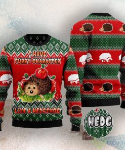 I Have A Furry Character Like A Hedgehog Ugly Christmas Sweater 5 I Have A Furry Character Like A Hedgehog Ugly Christmas Sweater Product Photo 3