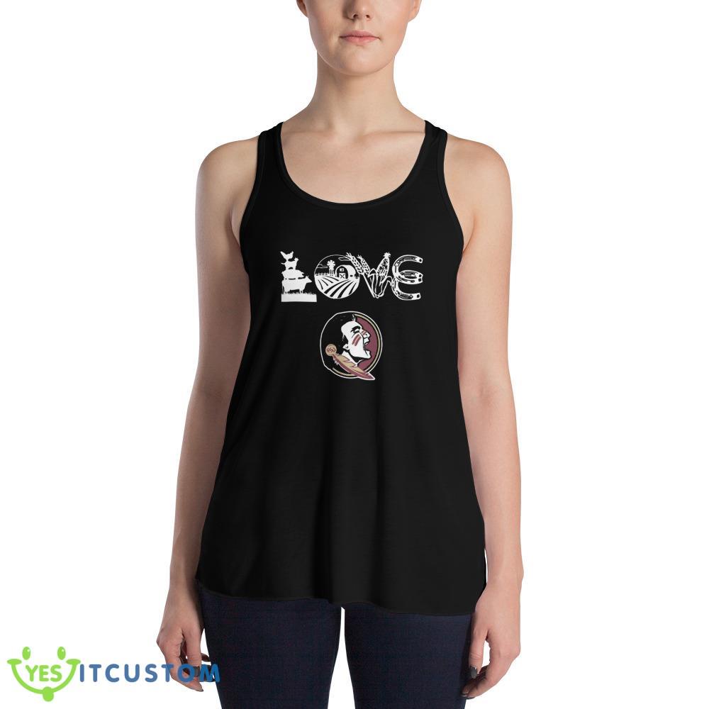 I Love Florida State Seminoles Limited Edition For Fan T Shirt, Christmas Sweatshirt 4 I Love Florida State Seminoles Limited Edition For Fan T Shirt, Christmas Sweatshirt - 8800 Women's Flowy Racerback Tank