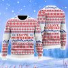 I Love Mountains Pattern Christmas Unisex Ugly Sweater Product Photo 1