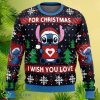 I Wish you Love Stitch 2023 Ugly Sweater Christmas Impressive Gift For Men And Women Product Photo 1