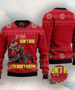 If You Don'T Ride You Don'T Know Ugly Christmas Sweater 5 If You Don'T Ride You Don'T Know Ugly Christmas Sweater Product Photo 3