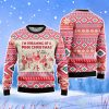 I'm Dreaming Of A Pink Christmas Flamingo Christmas Unisex Ugly Sweater Product Photo 1