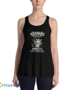 Iowa Hawkeyes Is The Strongest Team Limited Edition T Shirt, Christmas Sweatshirt - 8800 Women's Flowy Racerback Tank