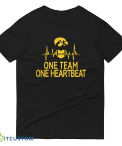 Iowa Hawkeyes One Team One Heartbeat T Shirt, Christmas Sweatshirt - 980 Lightweight Fashion Short Sleeve T-Shirt