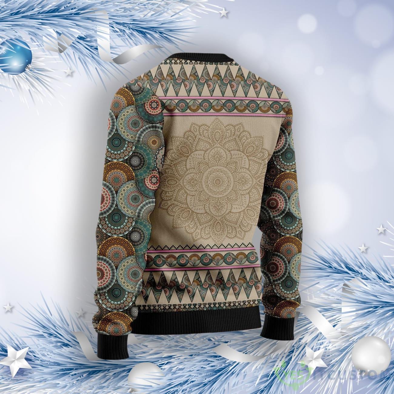 Iowa Mandala Ugly Christmas Sweater 8 Iowa Mandala Ugly Christmas Sweater Product Photo 2