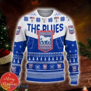 Ipswich Town FC Custom Name 3D Sweater Funny Gift For Men And Women Fans Christmas - Ipswich Town FC 3D Sweater Christmas Personalized_2