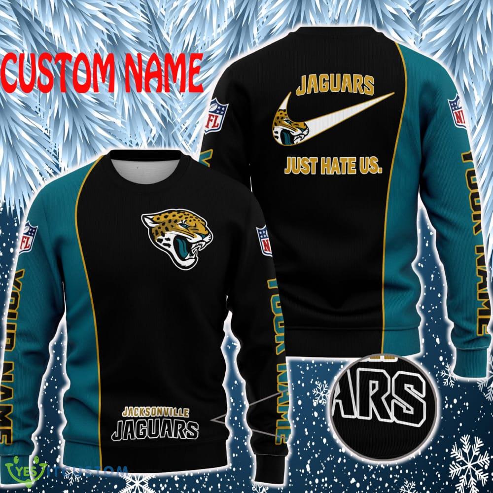 Jacksonville Jaguars NFL Just Hate Us Personalized For Fans Sweater New 3 Jacksonville Jaguars NFL Just Hate Us Personalized For Fans Sweater New - Jacksonville Jaguars NFL Just Hate Us Personalized For Fans Sweater New