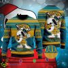 Jacksonville Jaguars Snoopy Funny Ribbed Ugly Christmas 3D Sweater For Men And Women - Jacksonville Jaguars Snoopy Funny Ribbed Ugly Christmas 3D Sweater For Men And Women