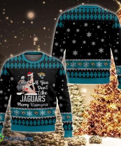 Jacksonville JaguarsKissmyass Boutique Ugly Sweater Boutique For Christmas - Jacksonville JaguarsKissmyass Ugly Christmas Sweater For Men And Women Photo 1