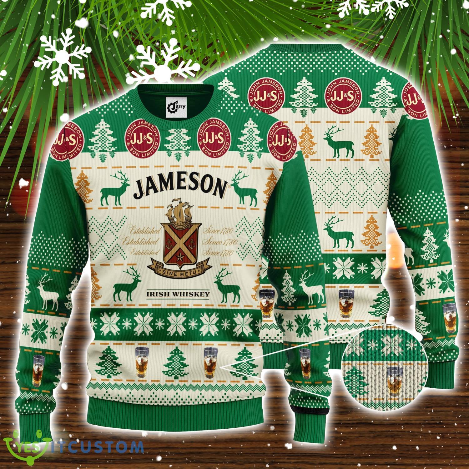 Jameson 3D Ugly Christmas Sweater Unisex Sweater Christmas Gift For Jameson Lover 3 Jameson 3D Ugly Christmas Sweater Unisex Sweater Christmas Gift For Jameson Lover Product Photo 1