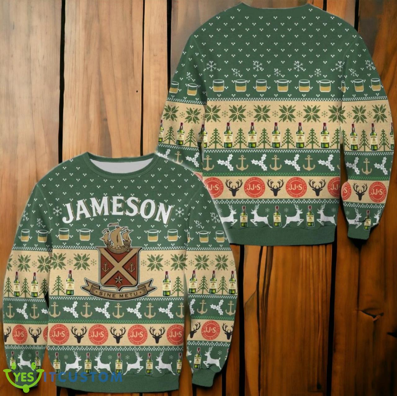 Jameson Irish Whiskey Ugly Sweater 3 Jameson Irish Whiskey Ugly Sweater Product Photo 1