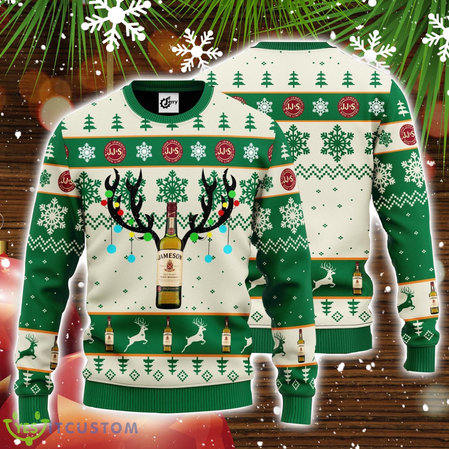Jameson Reindeer 3D Ugly Christmas Sweater Unisex Sweater Christmas Gift 3 Jameson Reindeer 3D Ugly Christmas Sweater Unisex Sweater Christmas Gift Product Photo 1