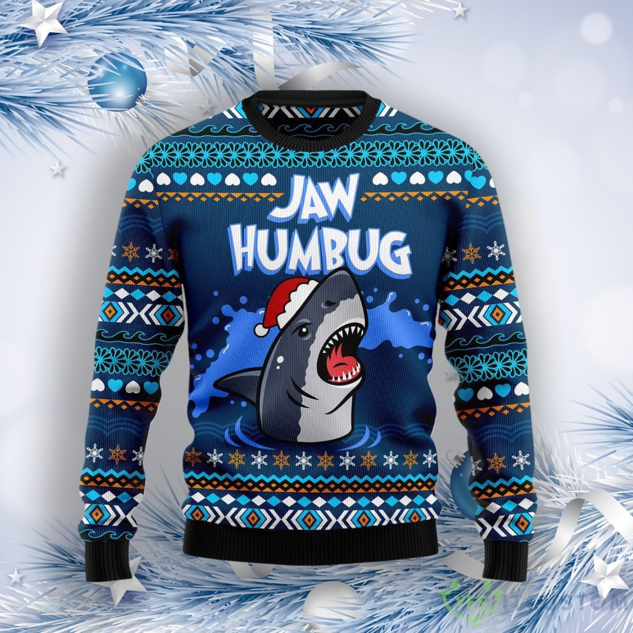 Jaw Humbug Ugly Christmas Sweater 7 Jaw Humbug Ugly Christmas Sweater Product Photo 1