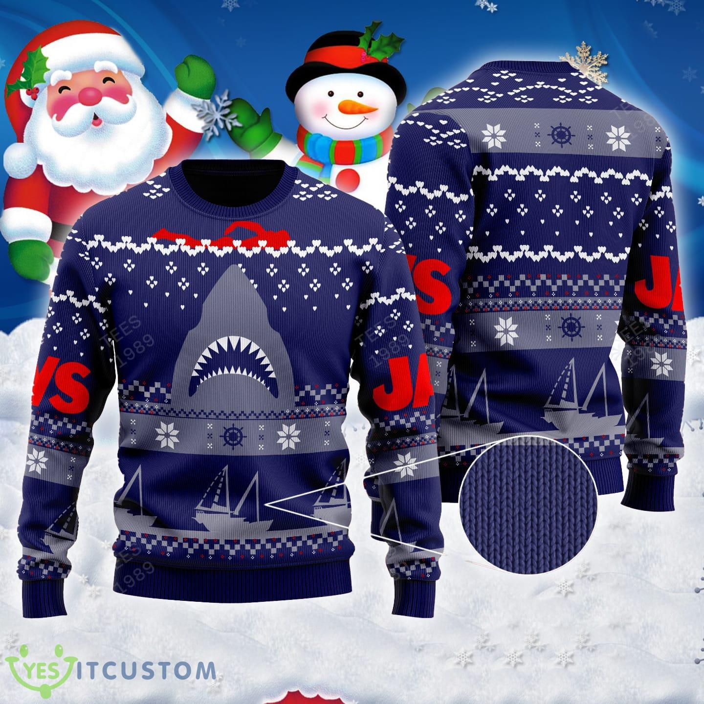 Jaws Jumper Ugly 3D Sweater Gift For Christmas 3 Jaws Jumper Ugly 3D Sweater Gift For Christmas - Jaws Jumper Ugly 3D Sweater Gift For Christmas