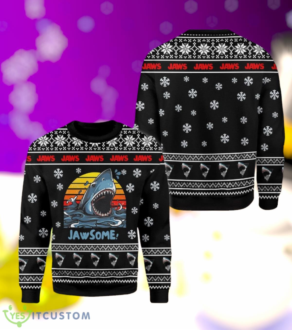 Jawsome Ugly Christmas Sweater 3 Jawsome Ugly Christmas Sweater Product Photo 1