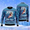 Jesus Has Your Back Christmas Unisex Ugly Sweater Product Photo 1