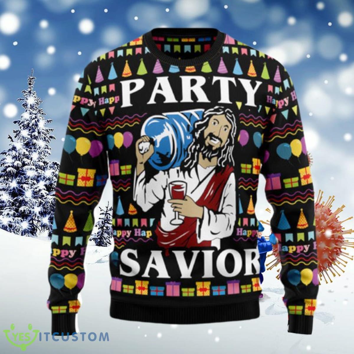 Jesus’S Party Ugly Christmas Sweaters Best Gift 3 Jesus’S Party Ugly Christmas Sweaters Best Gift Product Photo 1