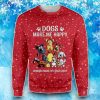 Joyful Christmas Dogs Ugly Sweater Men & Women Adult Product Photo 1