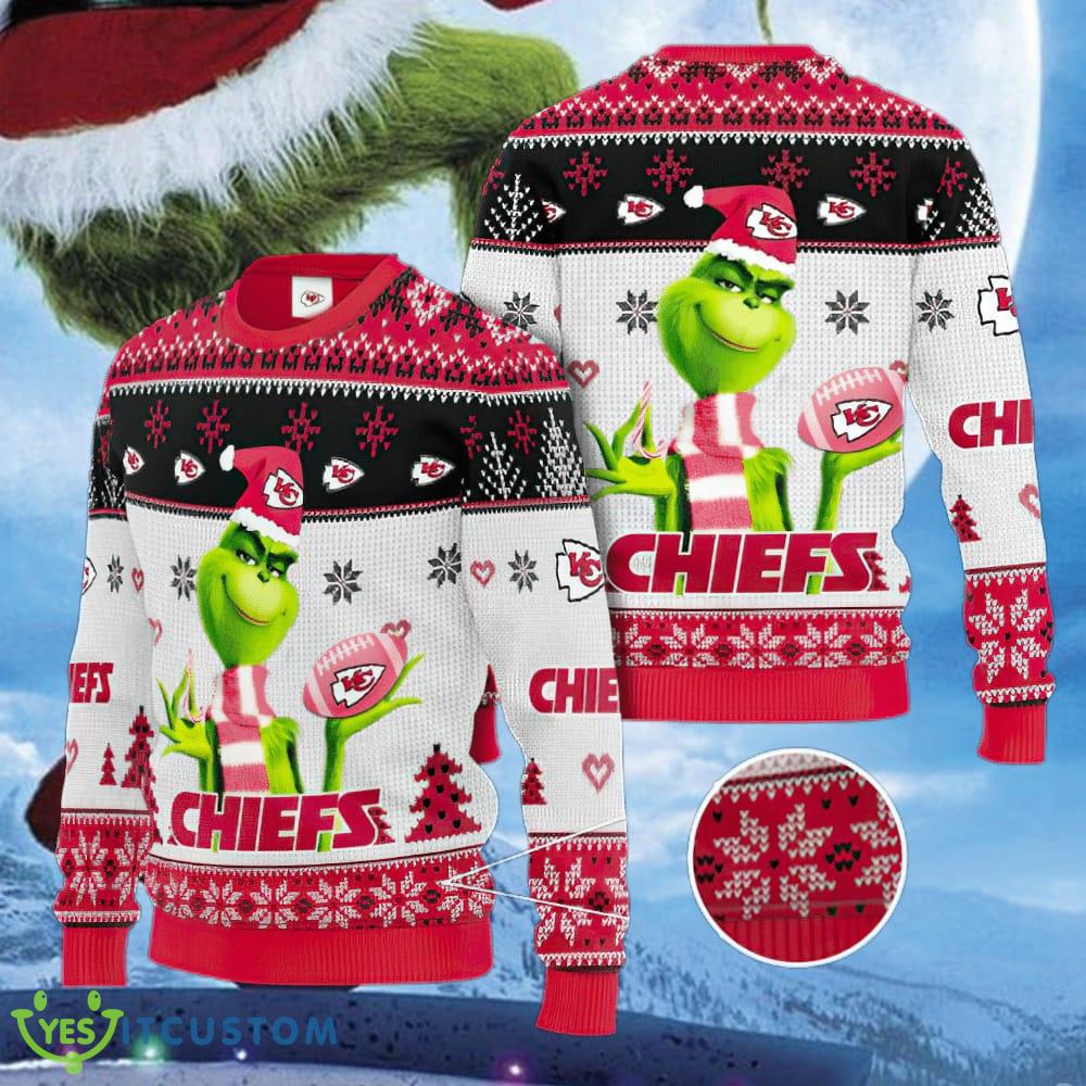 Kansas City Chiefs Grinch Cool gift for Big Fans Stylish Ugly Christmas Sweater Gift For Holidays 3 Kansas City Chiefs Grinch Cool gift for Big Fans Stylish Ugly Christmas Sweater Gift For Holidays - Kansas City Chiefs Grinch Cool gift for Big Fans Stylish Ugly Christmas Sweater Gift For Holidays