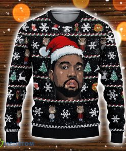 Kanye West Christmas Sweater 3D All Over Printed 3D Black Christmas Sweater Christmas Gift Product Photo 2