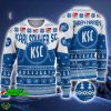 Karlsruher SC Custom Name Ugly Christmas Sweater For Men And Women Gift - Karlsruher SC Custom Name Ugly Christmas Sweater For Men And Women Gift