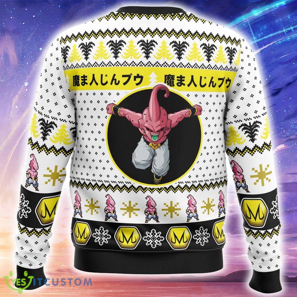 Kid Buu Face Dragon Ball Z Ugly Christmas 3D Sweater Gift Holidays 6 Kid Buu Face Dragon Ball Z Ugly Christmas 3D Sweater Gift Holidays - Kid Buu Face Dragon Ball Z Ugly Christmas Sweater_2
