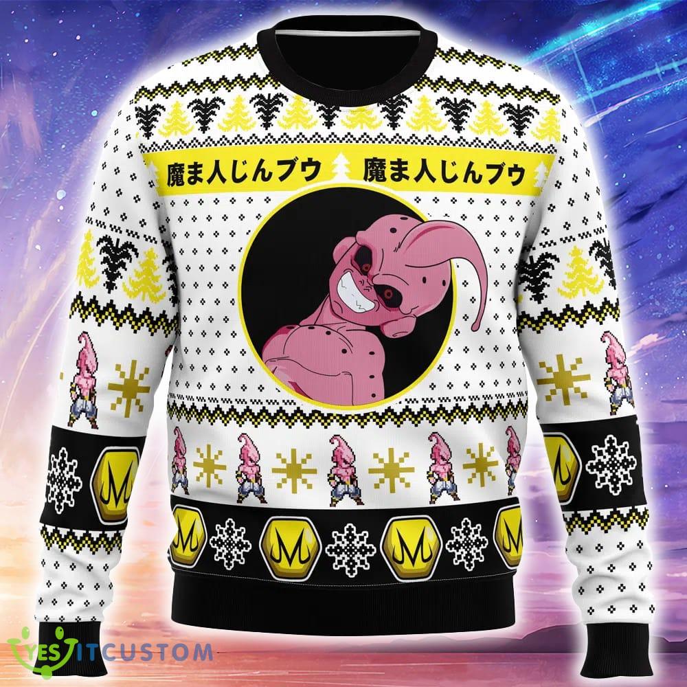 Kid Buu Face Dragon Ball Z Ugly Christmas 3D Sweater Gift Holidays 5 Kid Buu Face Dragon Ball Z Ugly Christmas 3D Sweater Gift Holidays - Kid Buu Face Dragon Ball Z Ugly Christmas Sweater_1