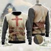 Knights Templar Armor Christmas Unisex Ugly Sweater Product Photo 1