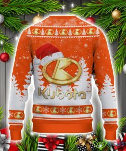Kubota Logo Wearing Santa Hat Christmas Gift Ugly Christmas Sweater For Men And Women Gift Product Photo 3